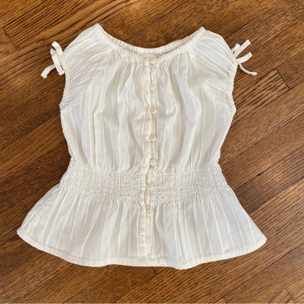 Baby Gap 12-18 Month Sleeveless Button Down Top